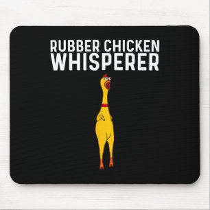 Mousepad Presente de Frango de Borracha Engraçado para Home