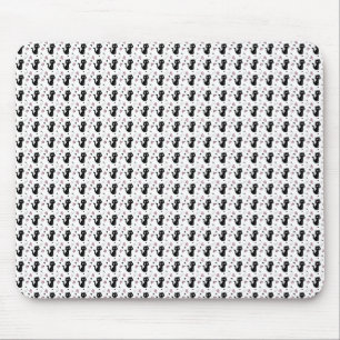 Mousepad Presente de Gato Padrões de gato cúmulo Fundo se