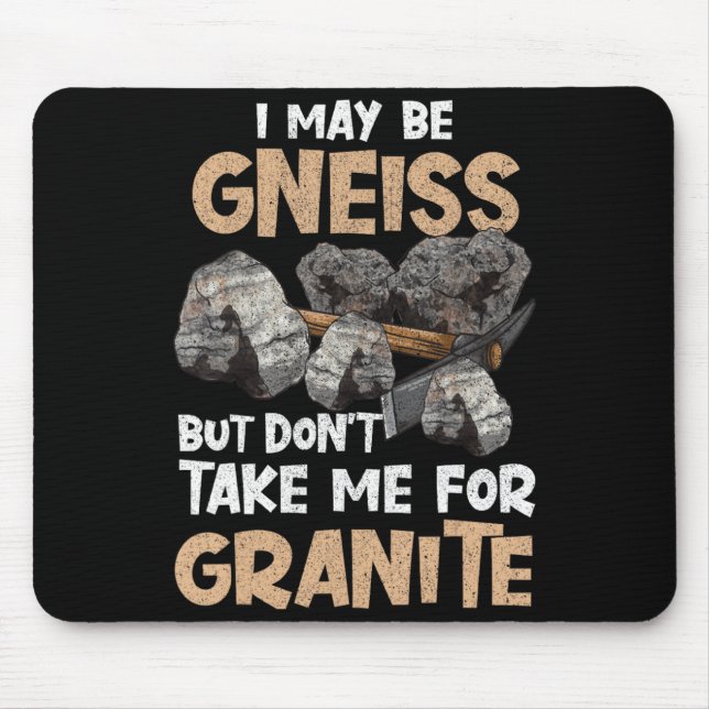 Mousepad Presente de Geólogo Piada Geologia Ciência da Terr (Frente)