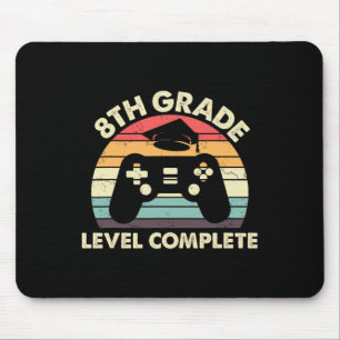 Mousepad Presente de Graduação Completa de Nível 8º para Ga