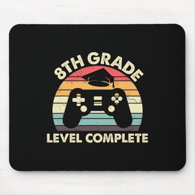 Mousepad Presente de Graduação Completa de Nível 8º para Ga (Frente)