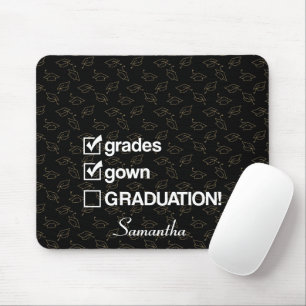 Mousepad Presente de Graduação de Nome Personalizado   Form