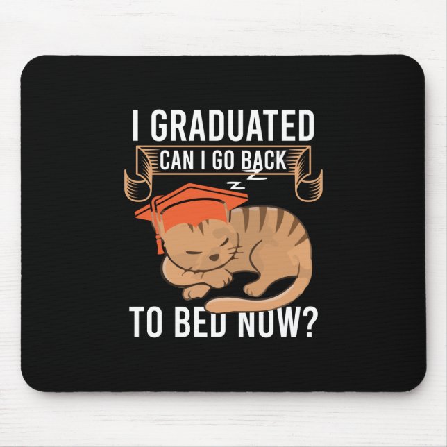 Mousepad Presente de Graduação | Eu Me Formei Posso Voltar (Frente)