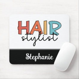 Mousepad Presente de Hairdresser de Lista de Cabelos Person