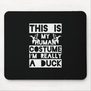 Mousepad Presente De Halloween Este É O Meu Figurino Human