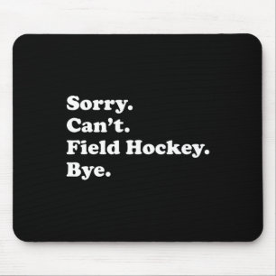 Mousepad Presente de hóquei em campo para homens, mulheres,
