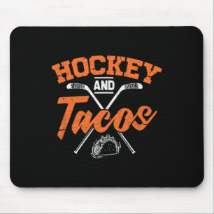 Mousepad Presente De Jogador De Hóquei No Gelo E Tacos Dive