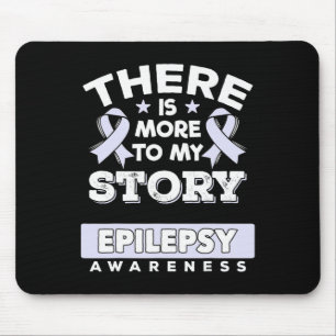 Mousepad Presente de Laço de Conscientização de Lavanda Par