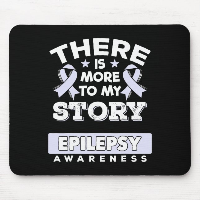 Mousepad Presente de Laço de Conscientização de Lavanda Par (Frente)