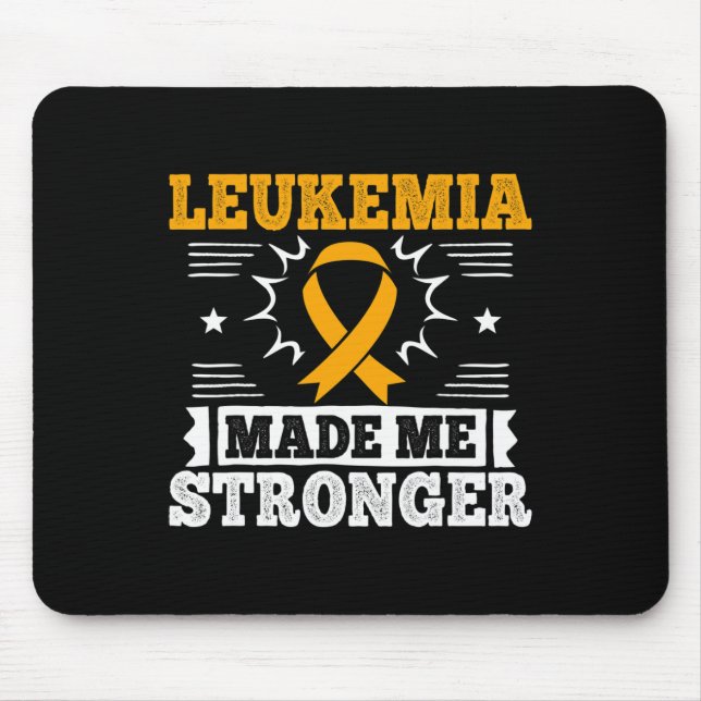 Mousepad Presente de Leucemia Aguda Para Pacientes com Leuc (Frente)