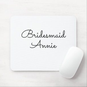 Mousepad presente de madrinha de casamento simples minimali