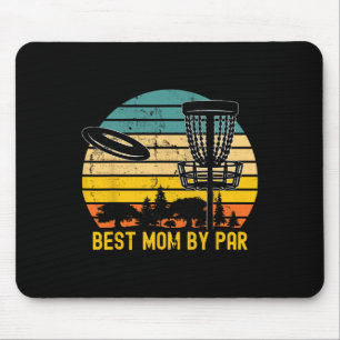 Mousepad Presente de Mãe de Disc Golf Vintage - Melhor Mãe