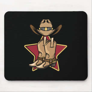 Mousepad Presente de música country para dança na linha do