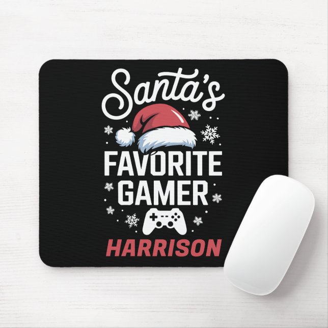 Mousepad Presente de Natal de Jogos Personalizados Favorito (Com mouse)