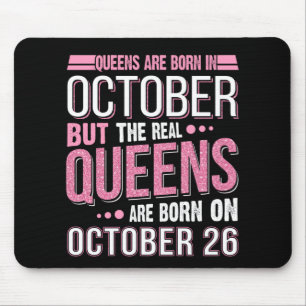 Mousepad Presente de outubro A Rainha Real 26 de outubro