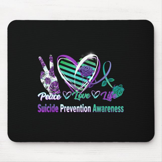 Mousepad Presente de Ponto e Vírgula para Mulheres Conscien (Frente)