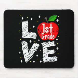 Mousepad Presente de professor de volta às aulas de maçã di