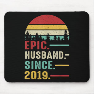 Mousepad Presente de segundo de aniversário para ele marid