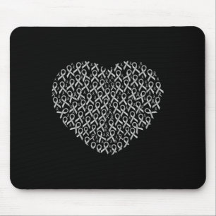 Mousepad Presente de Suporte a Oferta de Coração de Fita de