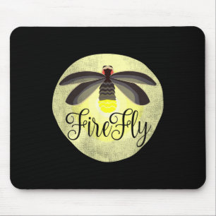 Mousepad Presente de Verão de Inseto de Firefly