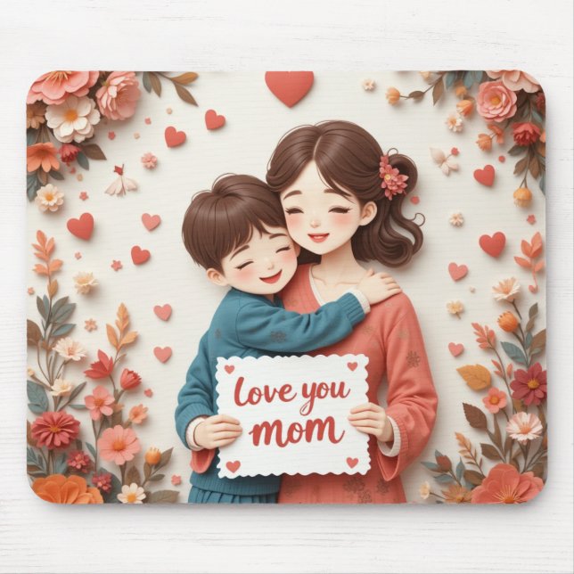 Mousepad Presente dia das mães mãe (Frente)