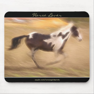 Mousepad Presente do amante dos cavalos