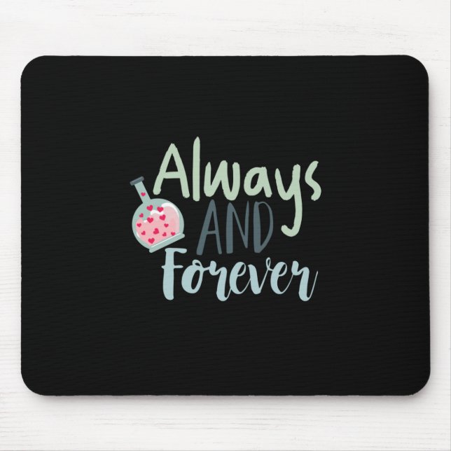 Mousepad Presente do casal Sempre e Para Sempre (Frente)