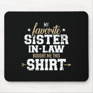 Mousepad Presente do cunhado favorito dos homens Dizer perf