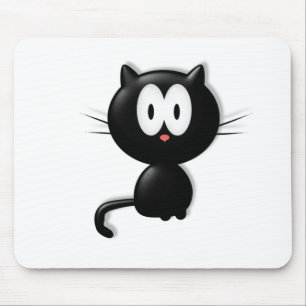 Mousepad Presente do Dia das Bruxas do gato de Scardy do