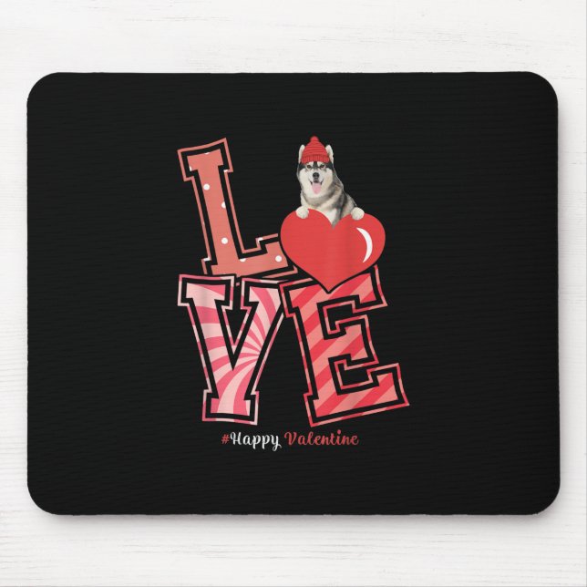 Mousepad Presente do Dia de os namorados do rouco | Design  (Frente)
