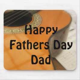 Mousepad Presente do Dia dos Pais com Guitarra