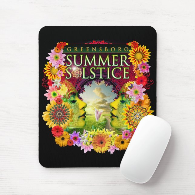 Mousepad Presente do Festival do Solstício de Verão de Gree (Com mouse)