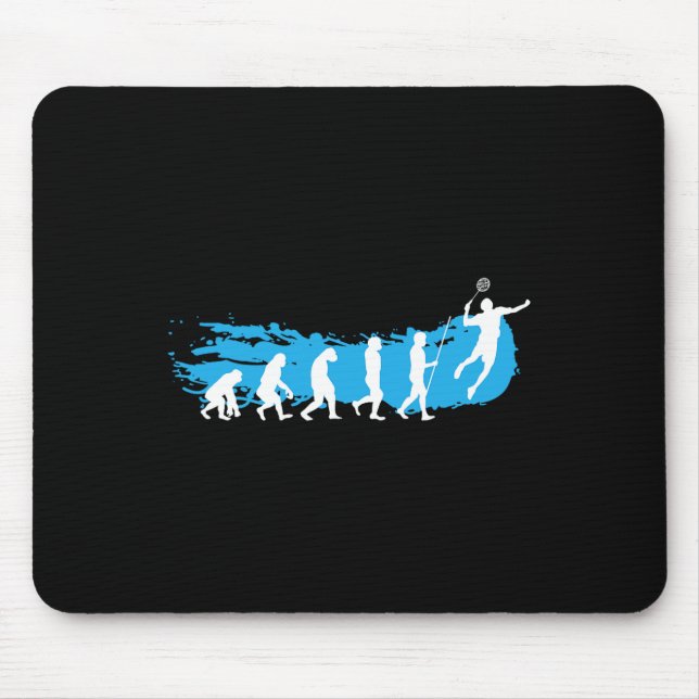 Mousepad Presente do Jogador de Badminton da Evolução (Frente)