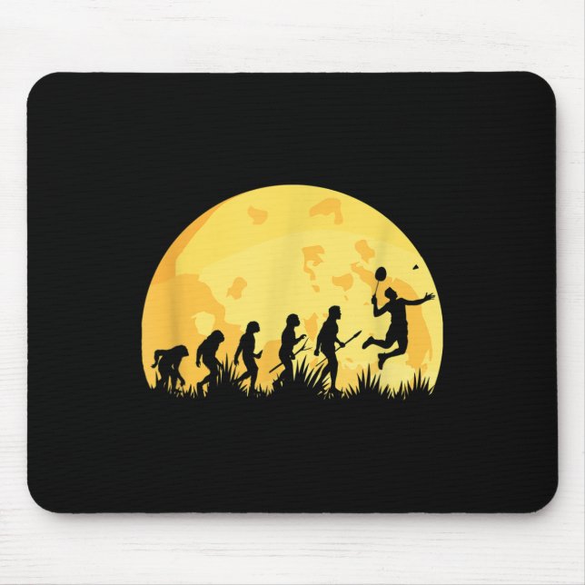 Mousepad Presente do jogador de emblema do Badminton da Evo (Frente)