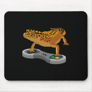 Mousepad Presente do Lagarto Leopardo com Dragão Barbudo Cr