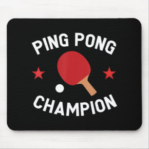 Mousepad Presente do Mesa do Campeão de Ping Pong