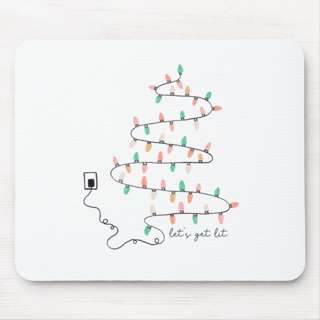 Mousepad Presente do Xmas que deixe cair (Frente)