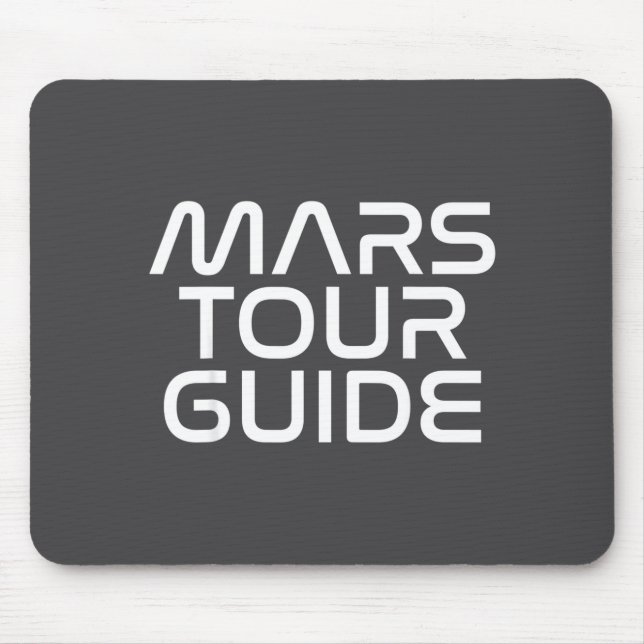 Mousepad Presente engraçado de aniversário de Marte masculi (Frente)