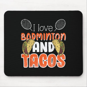 Mousepad Presente Engraçado de Badminton para Jogador de Ba