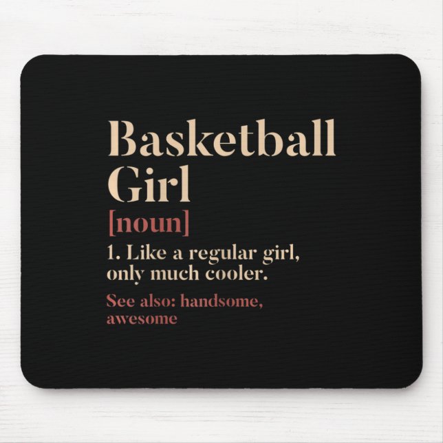 Mousepad Presente Engraçado De Basketba Na Definição De Men (Frente)