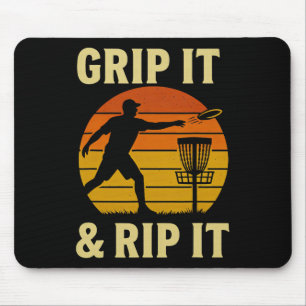 Mousepad Presente Engraçado de Golfe de Disco – Design de C