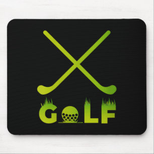 Mousepad Presente engraçado de golfe feminino para marido g