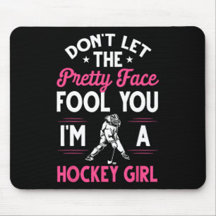 Mousepad Presente Engraçado de Hóquei para Meninas para Mul