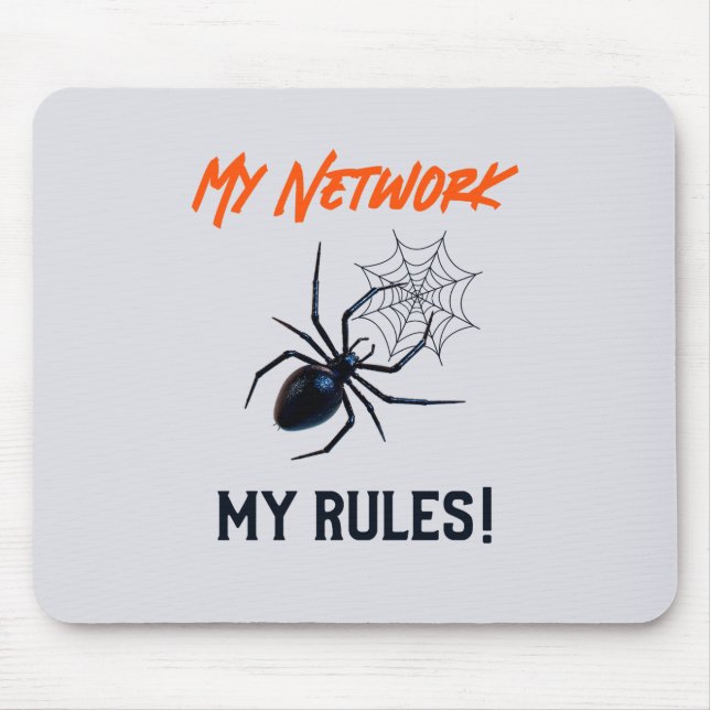 Mousepad Presente engraçado de humor de administrador de re (Frente)