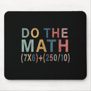 Mousepad Presente engraçado de meme de matemática para prof
