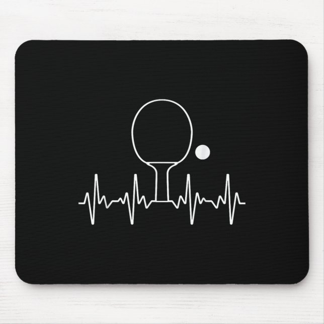 Mousepad Presente engraçado de Ping Pong para homens e mulh (Frente)