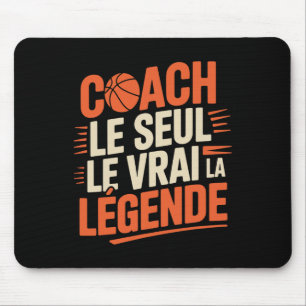 Mousepad Presente engraçado do treinador de esboço masculin