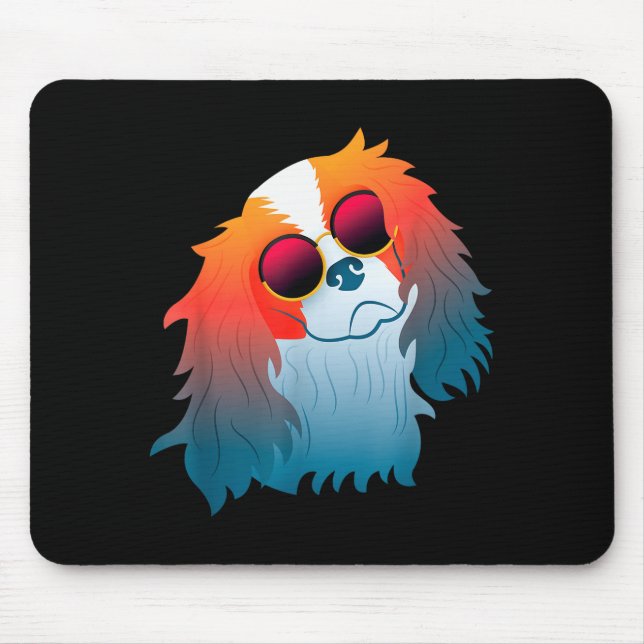 Mousepad Presente engraçado para mãe de Cavalier King Charl (Frente)
