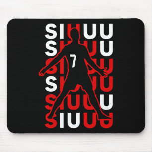 Mousepad Presente engraçado Siuuuu para amantes de futebol