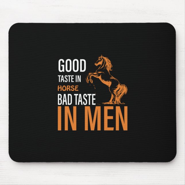Mousepad Presente Equestre | Bom Sabor Em Cavalos (Frente)